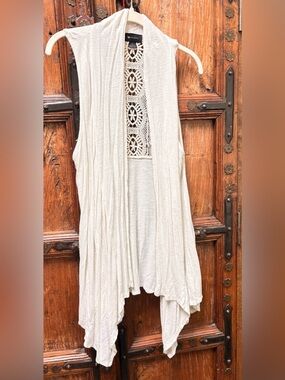 A B Studio Sleeveless Cover Up Vest SZ XXL EUC